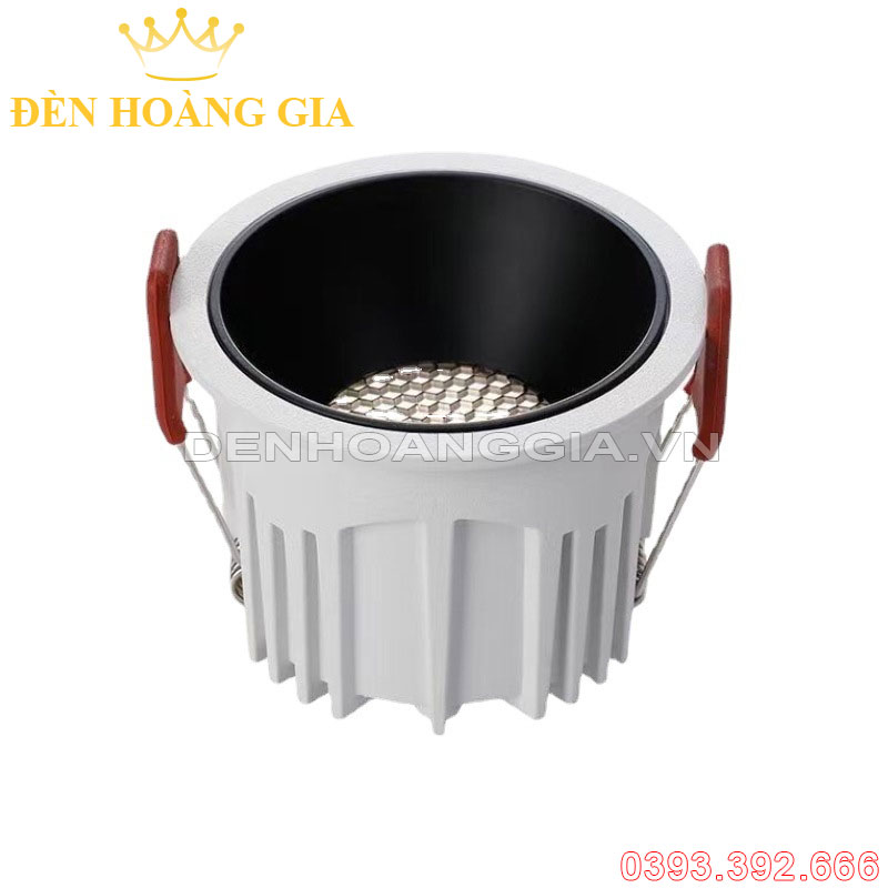 Đèn led downlight âm trần lưới tròn Saturn