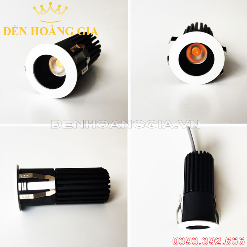 Đèn led downlihgt âm trần tròn Mini Mercury