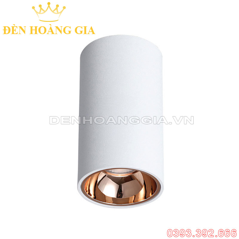 Đèn led ống bơ vỏ trắng chóa vàng