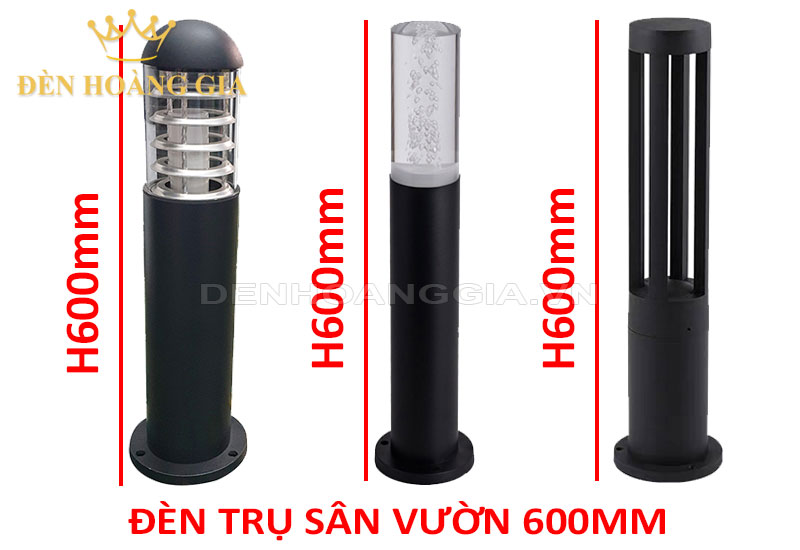 Đèn trụ sân vườn 600mm
