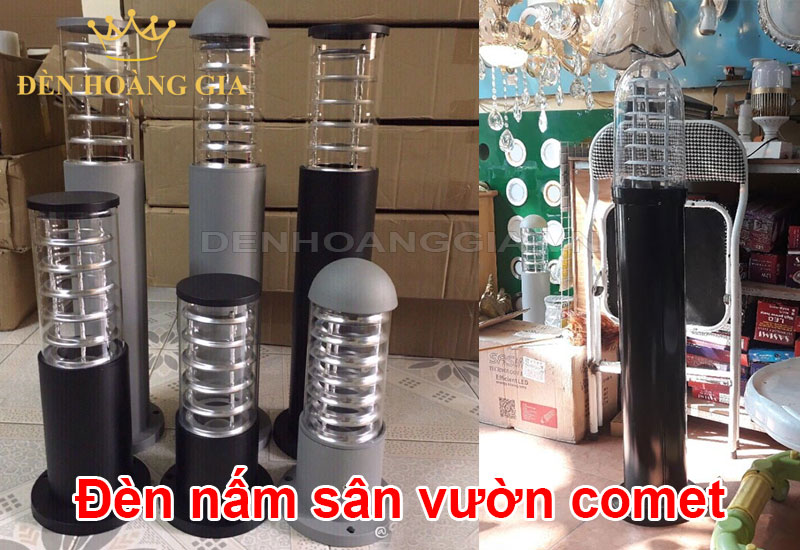 Đèn nấm comet đa dạng mẫu mã thiết kế