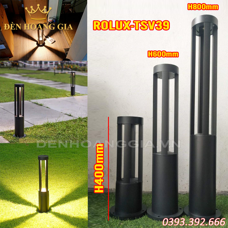 Đèn led trụ sân vườn Rolux-TSV39 - 400mm