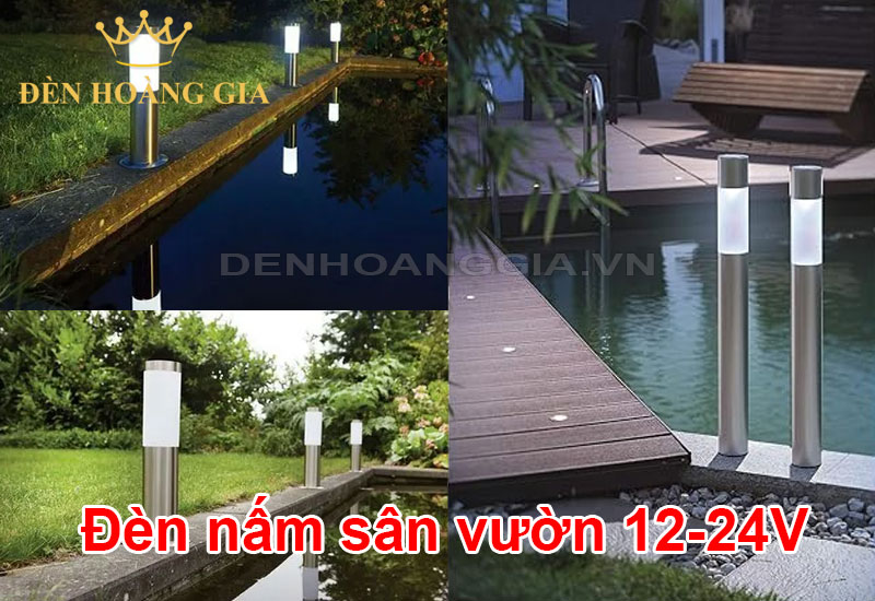 Đèn nấm sân vườn 12-24V