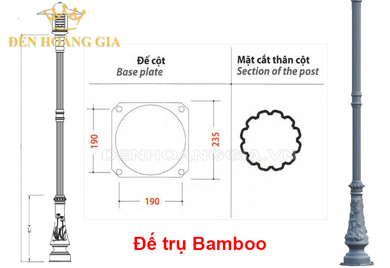 Đế trụ Bamboo