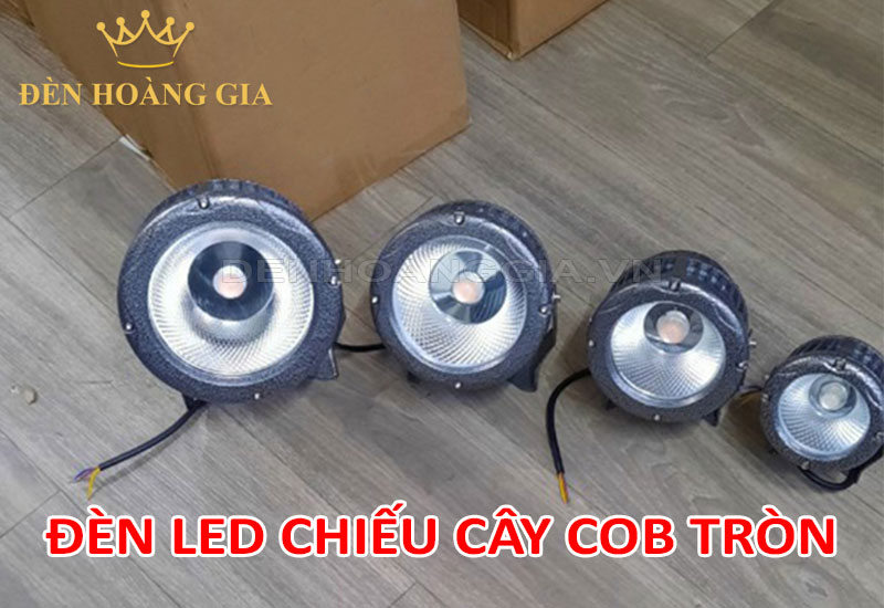 Đèn led chiếu cây COB tròn