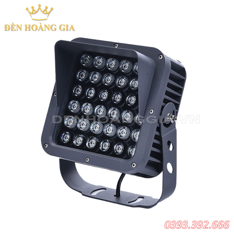 Đèn led chiếu cây CABI 36w hình vuông có mũ