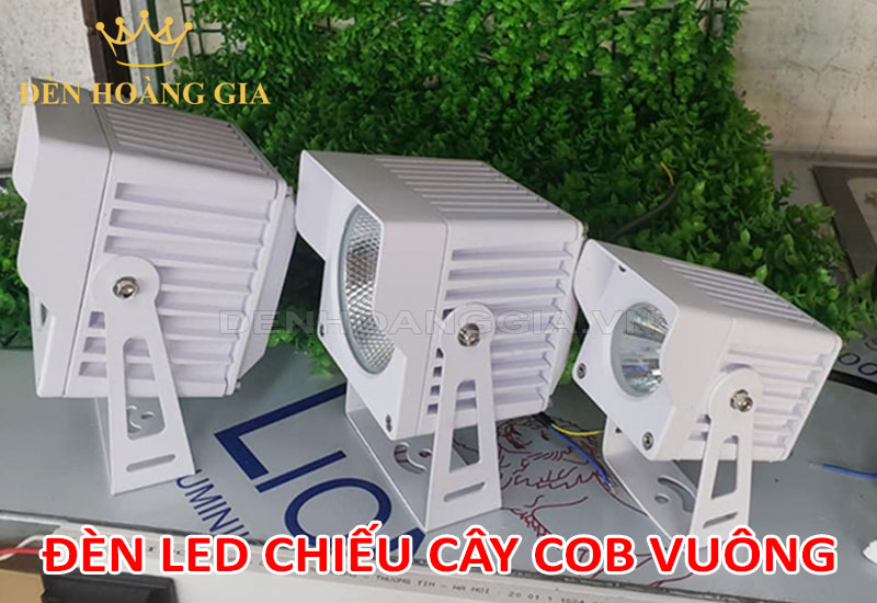 Đèn led chiếu cây COB vuông