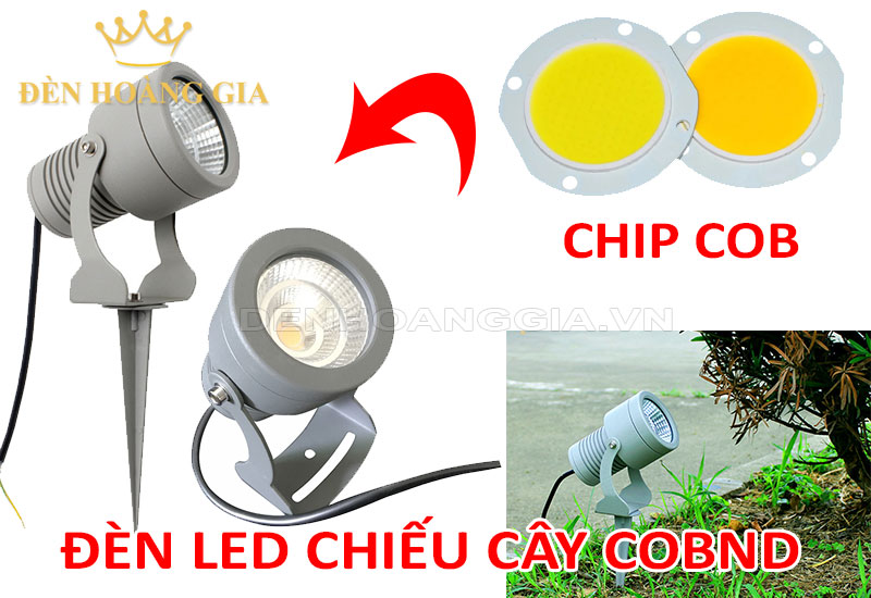 Đèn led chiếu cây COBND