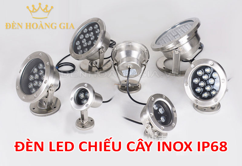 Đèn led chiếu cây Inox IP68