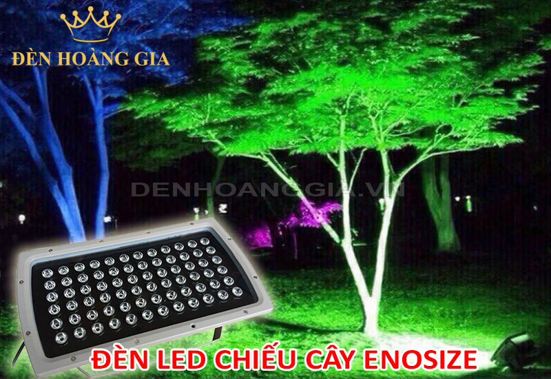 Chiếu sáng cây xanh với đèn led chiếu cây hình chữ nhật Enosize
