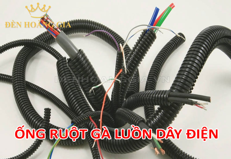 Ống ruột gà luồn dây điện