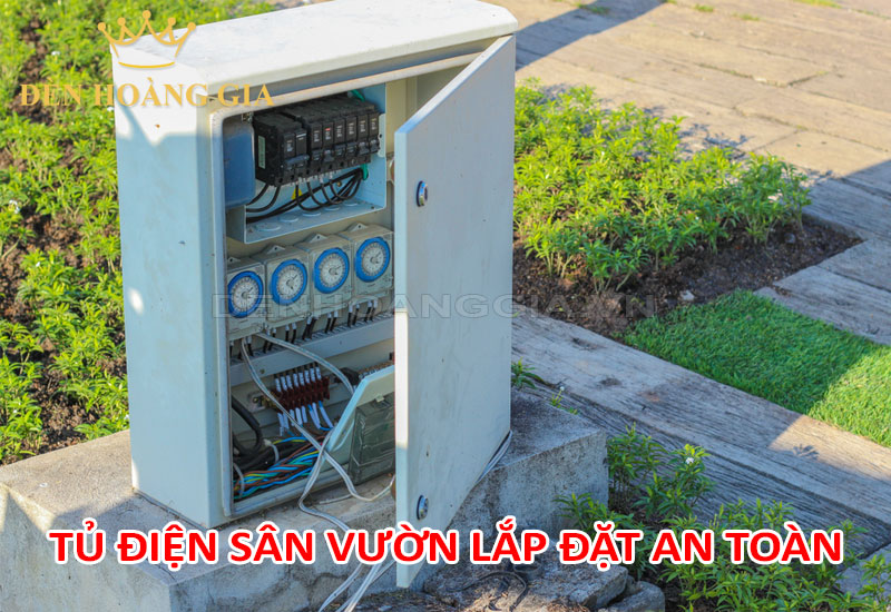 Lắp đặt tủ điện sân vườn an toàn