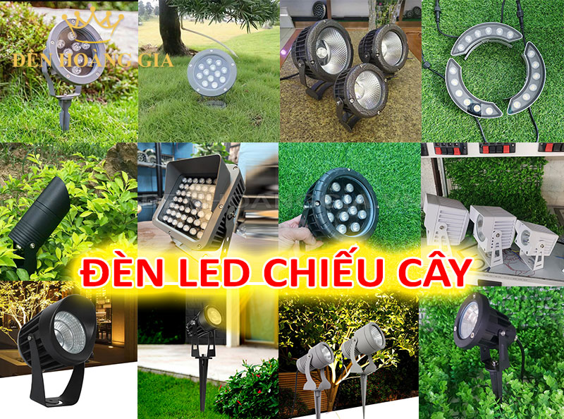 Các loại đèn led chiếu cây