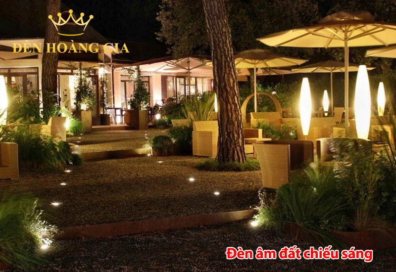 chiếu sáng quán cafe sân vườn 4