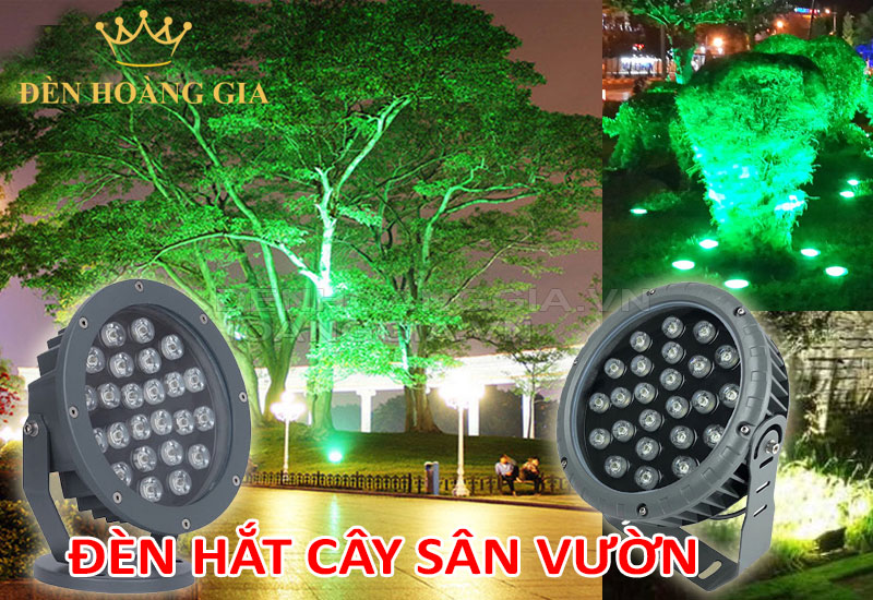 Đèn hắt cây sân vườn