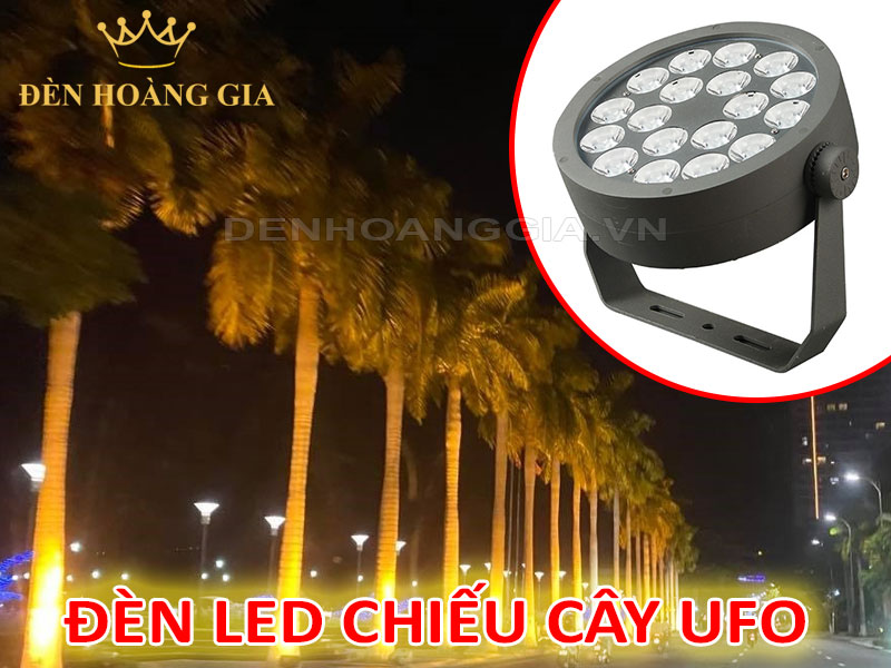 Đèn led chiếu cây UFO công suất lớn
