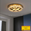 Đèn mâm mica pha lê trang trí Rolux-MPLMKPL083-4