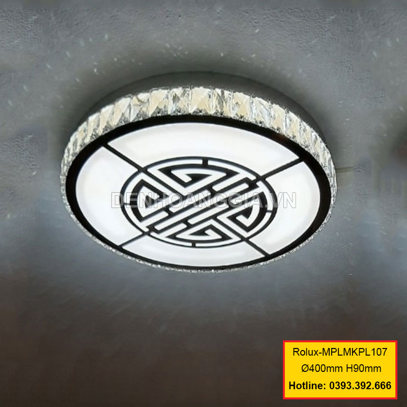 Đèn mâm pha lê trang trí Rolux-MPLMKPL107