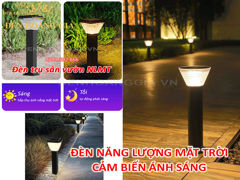 Đèn năng lượng mặt trời cảm biến ánh sáng