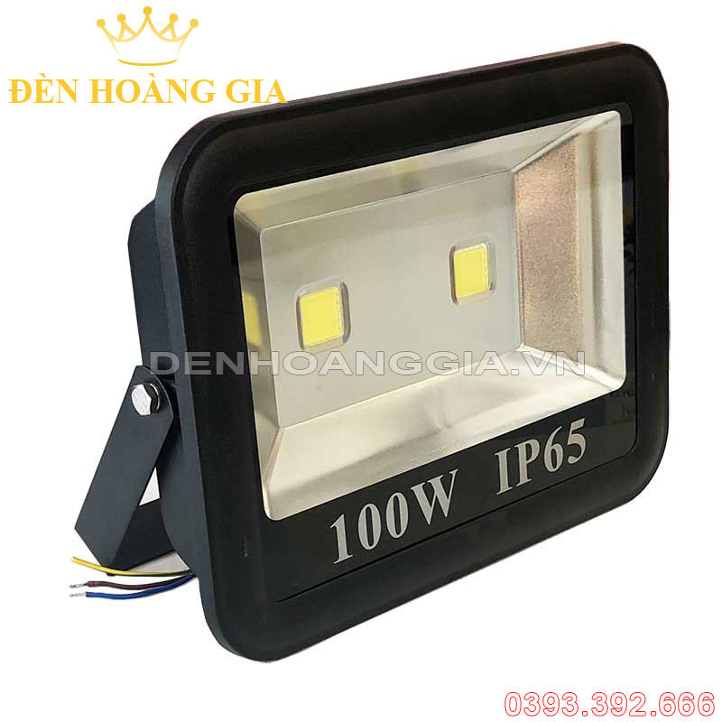 Đèn pha led chóa rộng V5 100w