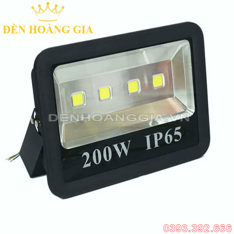 Đèn pha led chóa rộng V5 200w