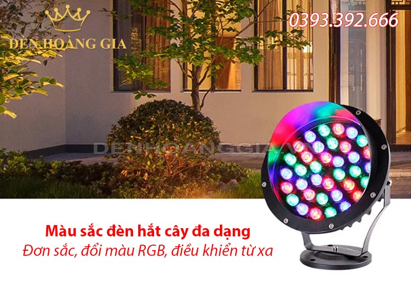 mau-sac-den-led-chieu-cay-canh