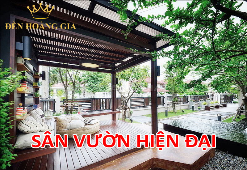 Phong cách thiết kế sân vườn hiện đại