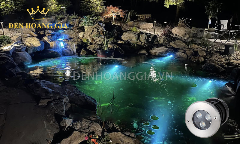đèn cảnh quan dưới nước 3