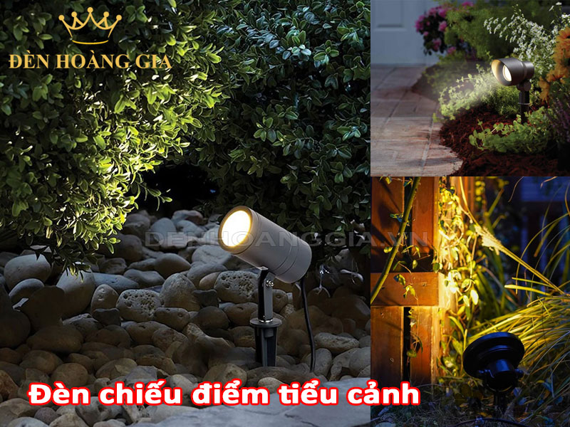 Đèn chiếu điểm tiểu cảnh sân vườn