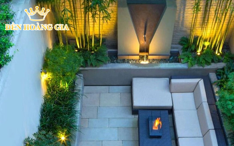 lựa chọn đèn led tiết kiệm điện cho sân vườn