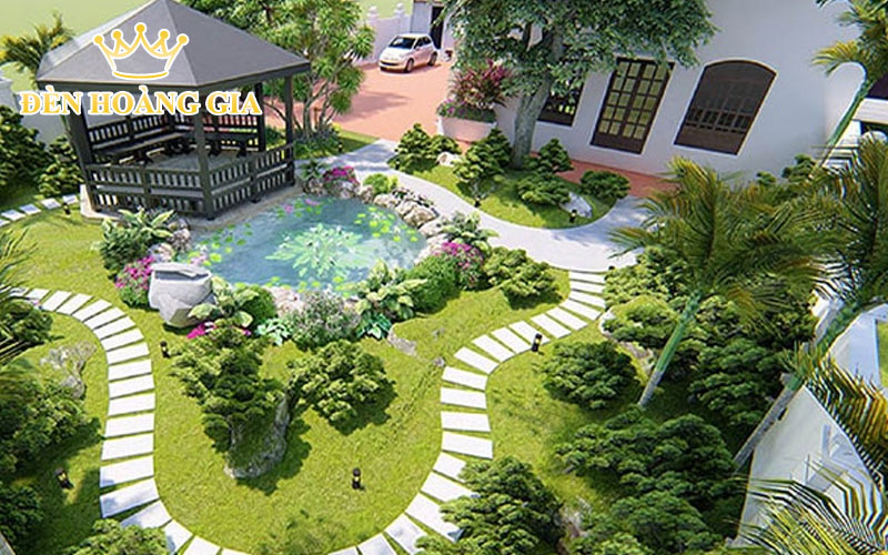 tiết kiệm điện trong chiếu sáng sân vườn