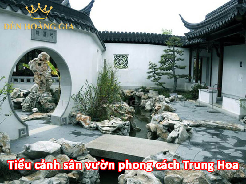 Tiểu cảnh sân vườn theo phong cách thiết kế Trung Hoa