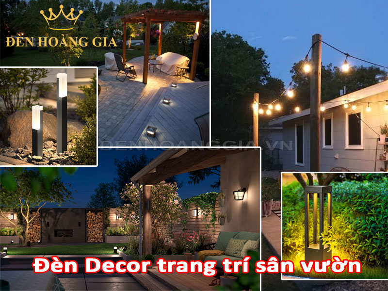 Đèn decor sân vườn