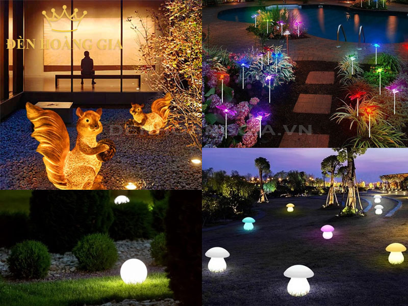 Đèn mô hình decor sân vườn