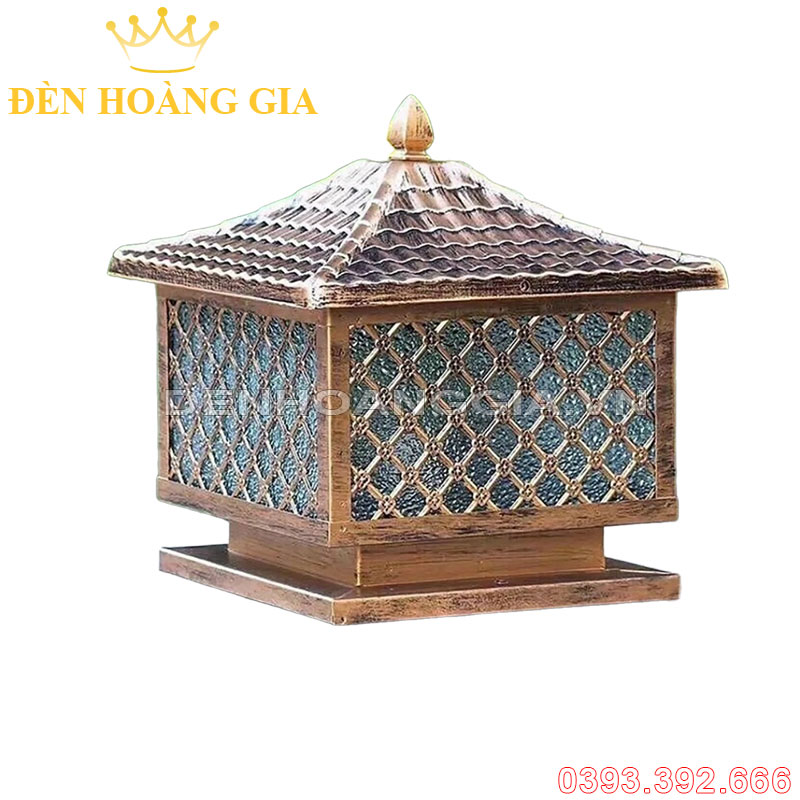 Đèn trụ cổng cổ điển ROLUX-TCCD30 (Nhôm)