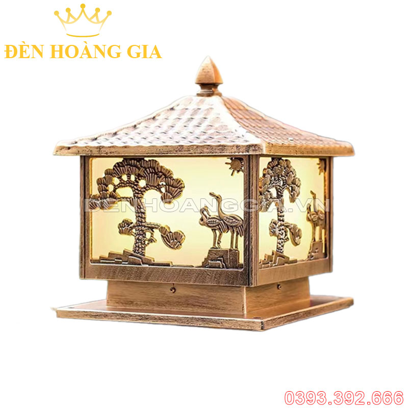 Đèn trụ cổng cổ điển ROLUX-TCCD32 (Nhôm)