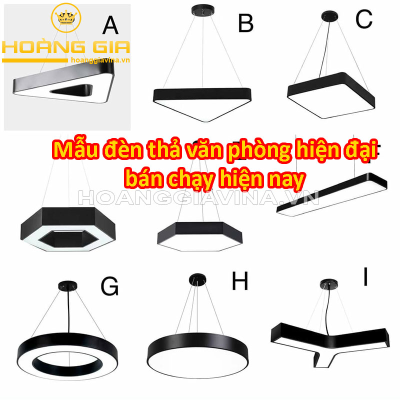 5+ Mẫu đèn thả văn phòng hiện đại siêu sáng bán chạy hiện nay