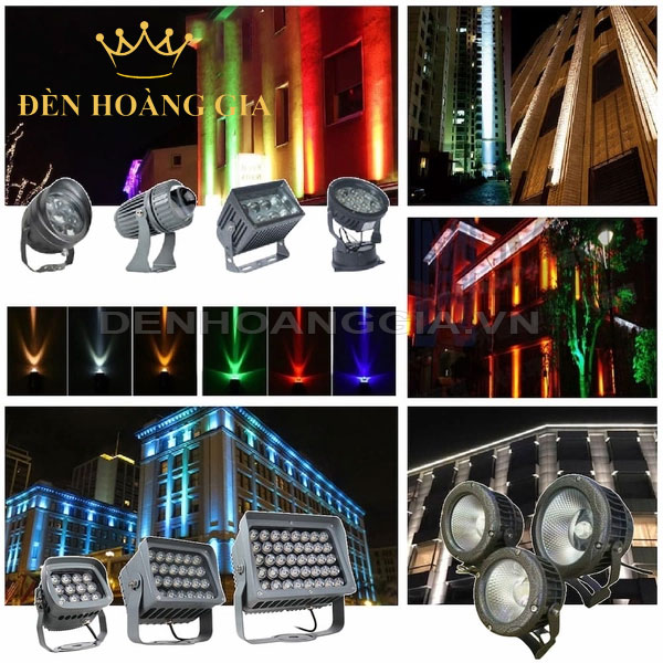 Đèn led rọi cột