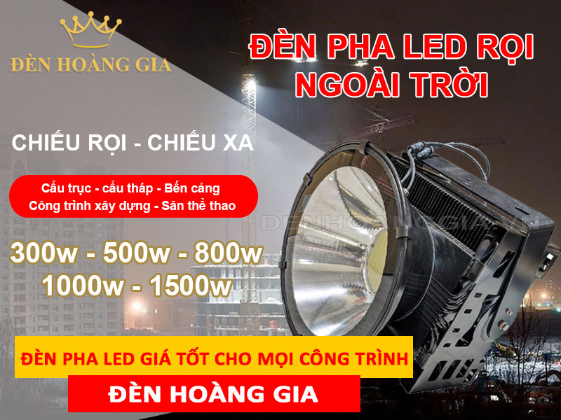 Đèn Pha Led Rọi Ngoài Trời Chiếu Xa, Chiếu Sâu