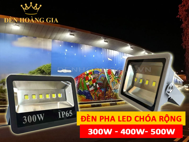 Đèn pha led chóa rộng công suất lớn