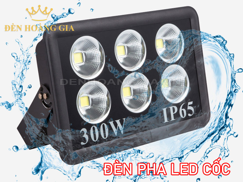 Đèn pha led cốc chống nước, chống bụi tối ưu, lắp đặt ngoài trời bền bỉ