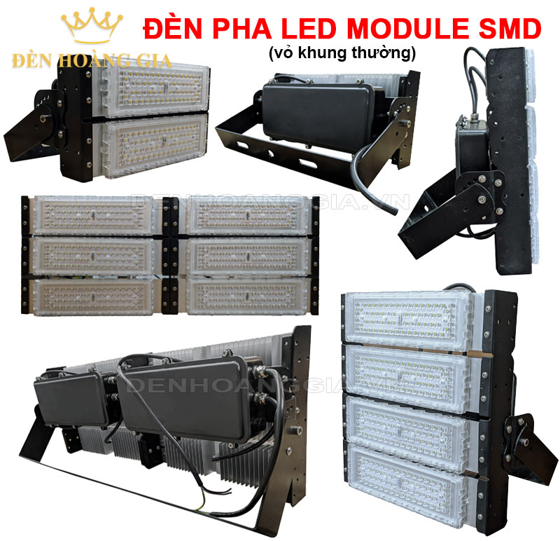 Đèn pha led Module SMD vỏ khung thường