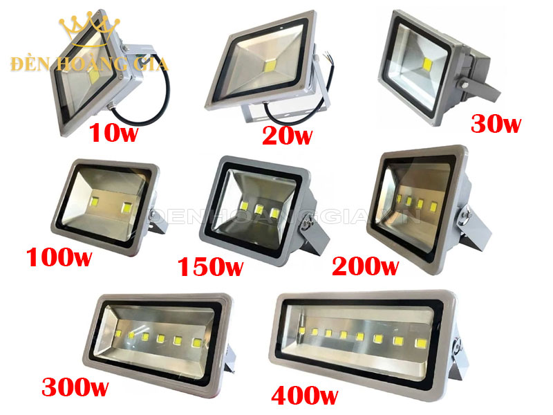 Đen pha led chóa rộng V7