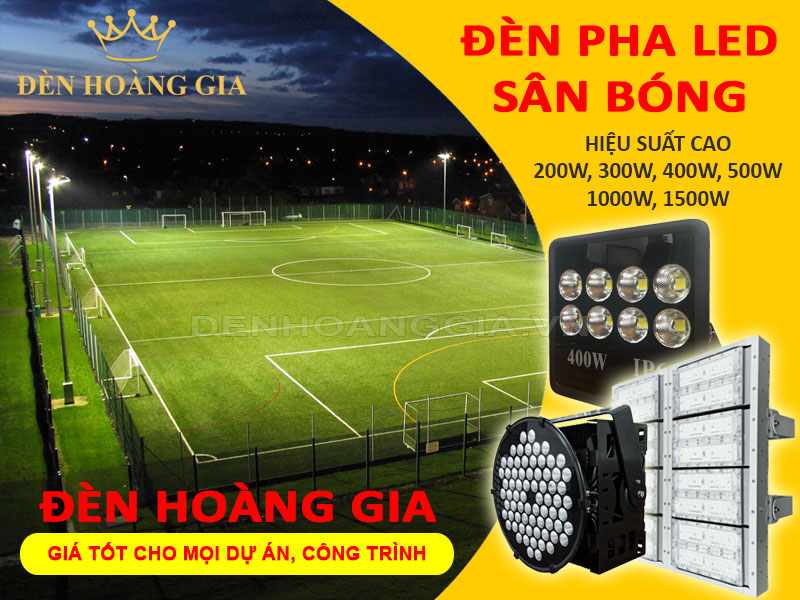 Đèn pha led sân bóng đá