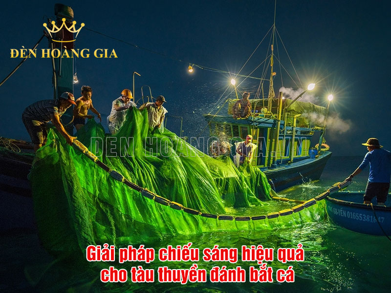 Giải pháp chiếu sáng hiệu quả cho tàu thuyền đánh bắt cá