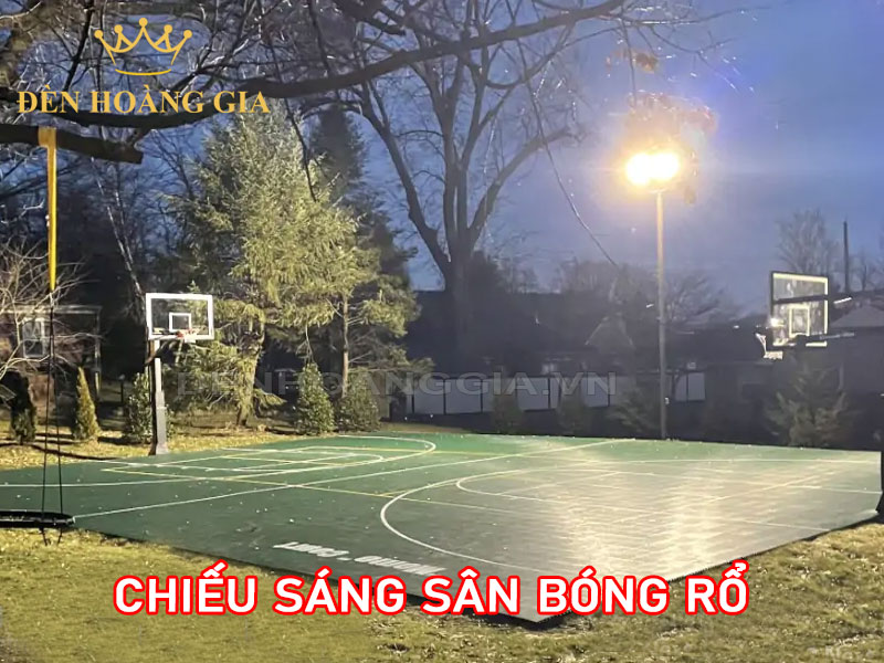 Chiếu sáng sân bóng rổ