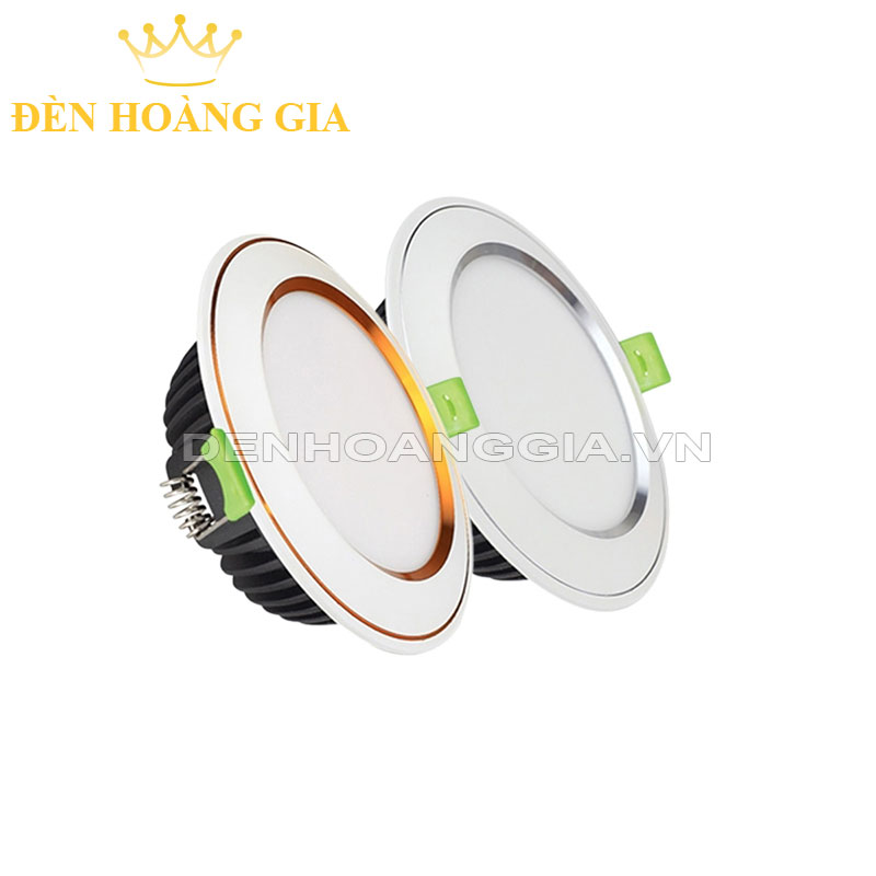 Đèn led âm trần Kingled Diamond mặt cong 10w – Đơn sắc