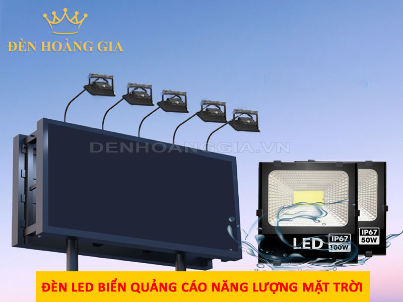 đèn led biển quảng cáo năng lượng mặt trời