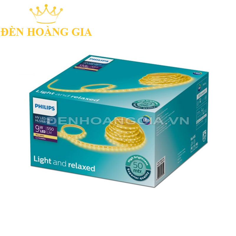 Đèn led dây Philips HSL168 50M 9W/M 550LM GM