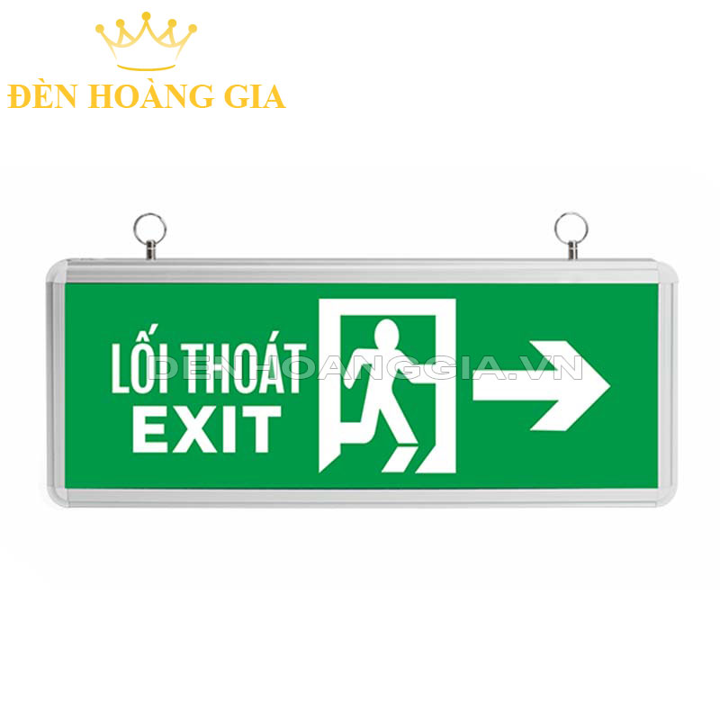 Đèn led exit thoát hiểm – chỉ dẫn Kingled chỉ hướng phải 3w